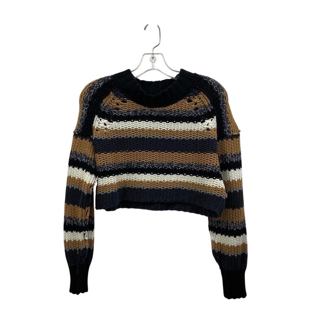 Free People / Devon Sweater / Sunflower seed Combo / sz xs - Picture 4 of 4